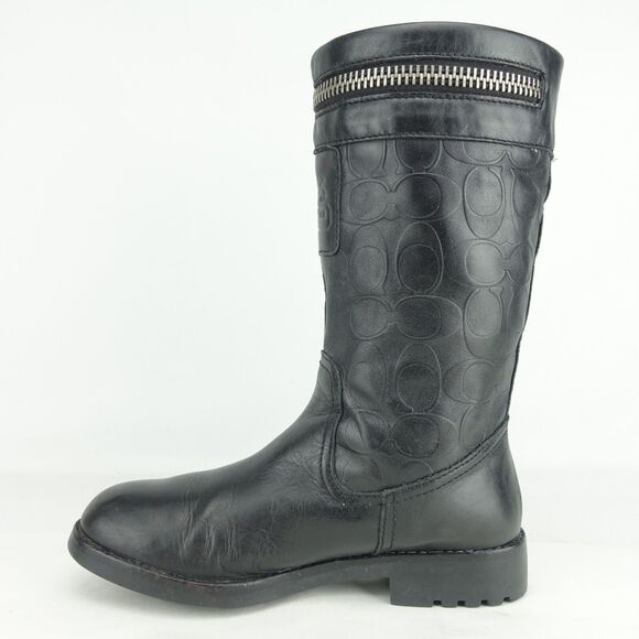 COACH Women Vinni Riding Boots 10" Size 6 B Leather A7567 - Picture 7 of 10